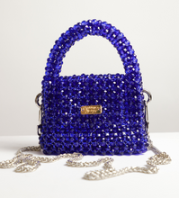 Cargar imagen en el visor de la galería, "Marine" Micro Luxury crystal bag
