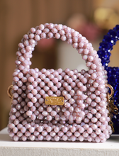 Cargar imagen en el visor de la galería, "Lilac" Micro Luxury crystal bag
