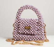 Cargar imagen en el visor de la galería, "Lilac" Micro Luxury crystal bag
