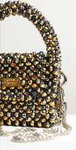 Cargar imagen en el visor de la galería, "Silver Gold" Micro Luxury crystal bag
