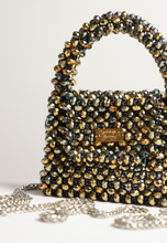 Cargar imagen en el visor de la galería, "Silver Gold" Micro Luxury crystal bag
