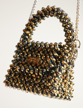 Cargar imagen en el visor de la galería, "Silver Gold" Micro Luxury crystal bag
